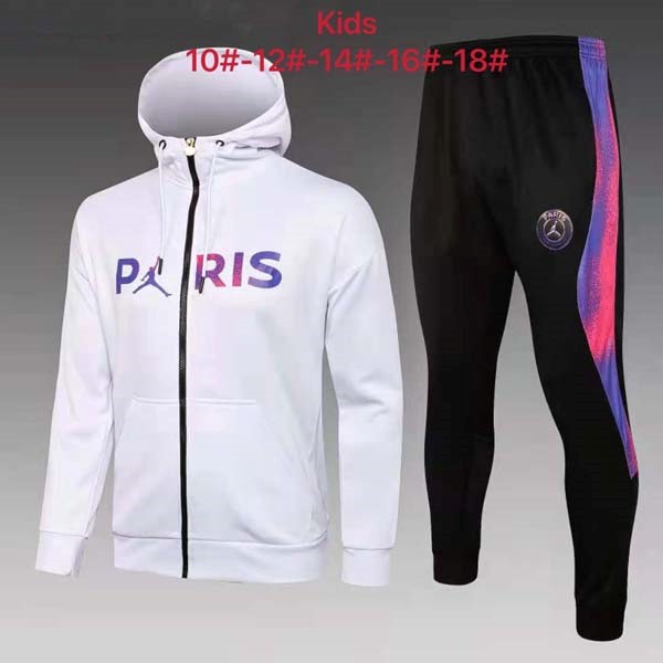 Kinder Hoodies Paris Saint Germain 2022 Weiß Pink 1